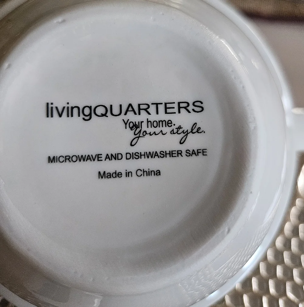 Living Quarters Stackable Teapot Grape Vine Collectable Purple Green White